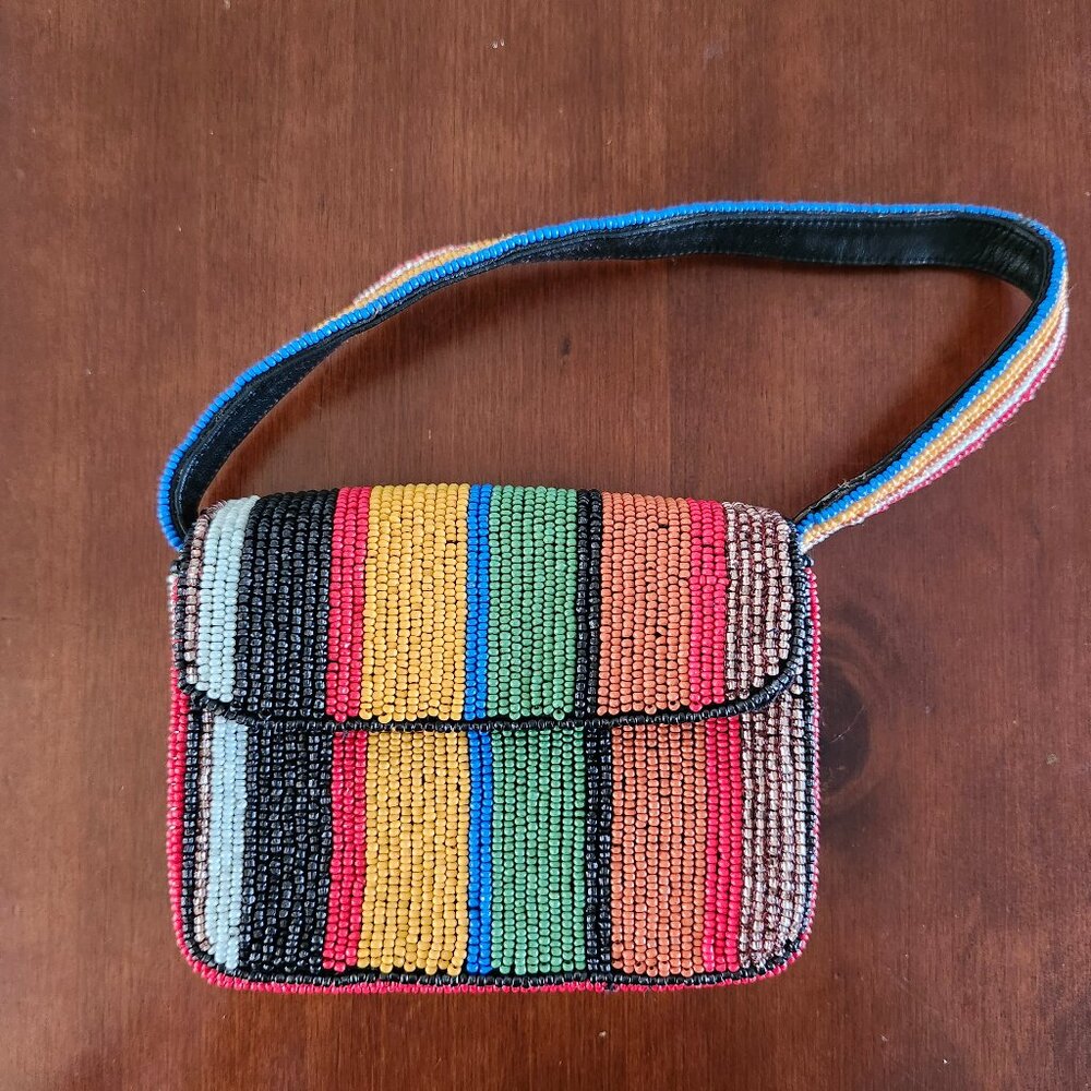 ANTHROPOLOGIE Beaded Small Bag